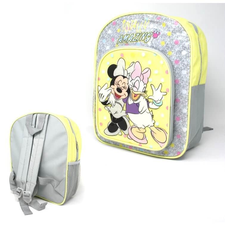 Minnie Backpack Front And Side Pocket - Minnie And Daisy